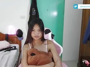 Cute Thai girl puts on a show