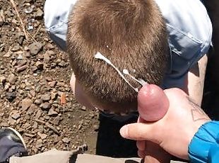 BIGGEST REAL CUMSHOT LOAD ON HAIR (cut clip)