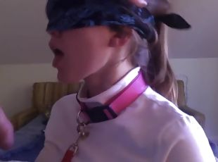 teen spoiled schoogirl likes to obey submit and get used