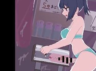 FUTANARI PLAYING WIT HER FAVORITE TOYS - FUTA HENTAI ANIMATION 60FPS