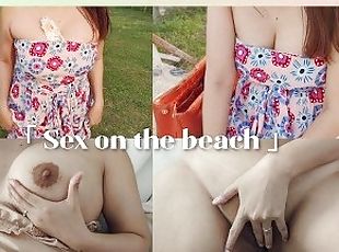 asiatique, gros-nichons, masturbation, en-plein-air, public, chatte-pussy, amateur, ejaculation-sur-le-corps, ejaculation-interne, plage