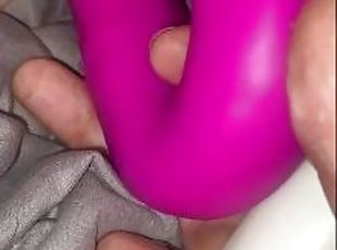 Double penetrated both holes dildo