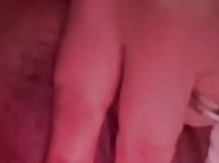 Masturbating and squirting in the car