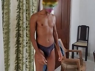 delgada, adolescente, gay, negra, brasil, corrida, mona, gay-joven, desnudando