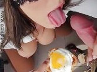 Food cumshot compilation