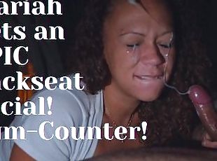 Cum Counter! Curly Haired MILF Mariah Gets an INSANE Facial!
