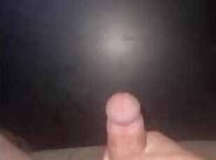 Quick jerk with huge cumshot