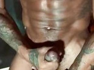 Black guy thick cum