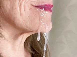 Old lady deepthroat big cock stepson oral creampie mouth fetish