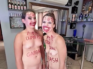 Two Stupid Sluts Degrading Themselves