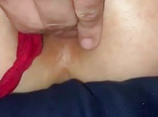 Teasing my cock and my juicy asshole