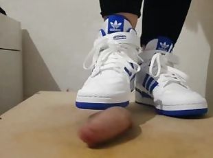 Compilation of Adidas sneakers crushing cock