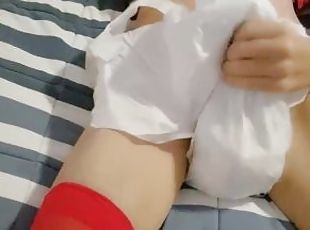 ABDL Diaper Boy Cumming For Daddy