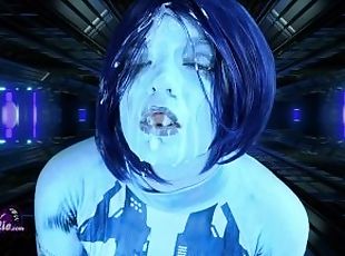 Halo Cortana Teasing, Sucking, Fucking, and Facial Clip Compilation