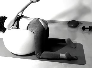 Tober Day 12: Yoga Kink - Tied Up And Fucked On Her Yoga Ball: Bdsmlovers91