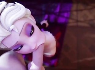 Elsa Deepthroat - Frozen