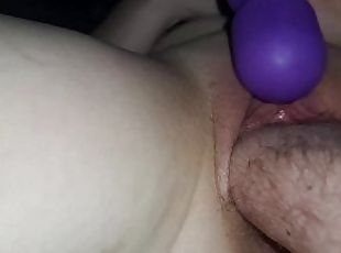 rusikaga, orgasm, tussu, naine, amatöör, milf, mänguasi, pov, märg