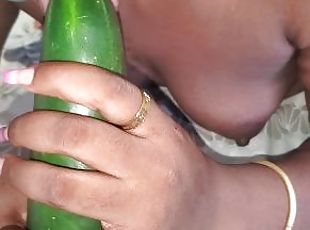 Big cucumber ???? cum in my mouth ????