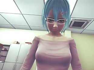 DOA Futa Nico you give her an experimental blowjob Taker POV