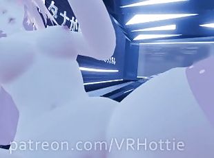 Slut Grinding With Lovense Has Shaking Orgasm Teasing Face Riding Dildo Ride VRChat POV Lap Dance