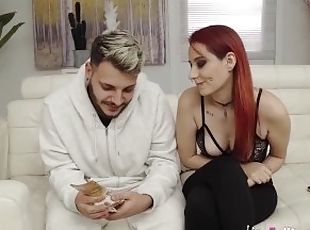 Hache can't hold his tears when he sees his girlfriend, fucked