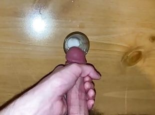 Measuring Cumshot Volume in a Shot Glass