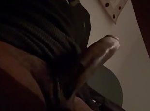 Hot Black Teen plays with himself POV