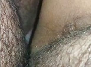 groß-titten, muschi, dilettant, babe, immens-glied, latina, creampie, paar, glied