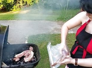 Stripping and Grilling in the Backyard - Trailer