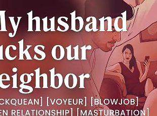 Fulfilling my cuckquean fantasy with my husband & our neighbour [erotic audio stories]