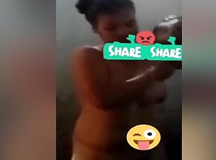 Desi Girl Bathing