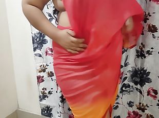 Desi Village Bhabhi Changing Her Clothes In Bedroom With Camera On