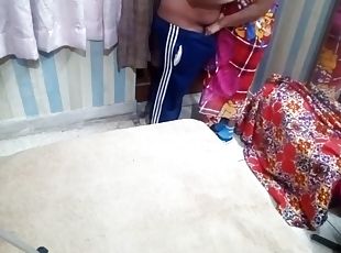 Couple having sex in their bedroom