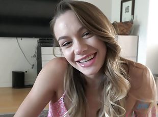 Cute teen girl Naomi Swann - hard porn video