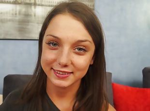 RussianSexSluts - Foxy Di interview, striptease and giving head - Foxy di