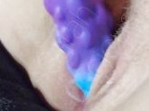 BBW Hairy Pussy Dildo Fuck