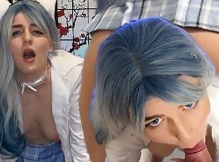 GIRLFRIEND COSPLAYER KITTEN STUDENT let’s you play with her