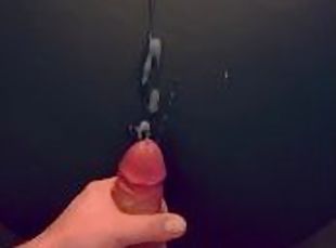 Quick Cumshot over Hotel Table