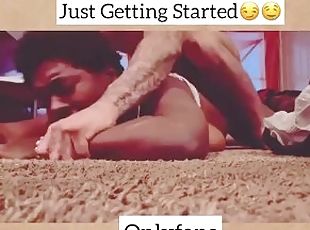 Ebony Slut Gets Fucked On The Living Room Floor  Onlyfans Creators