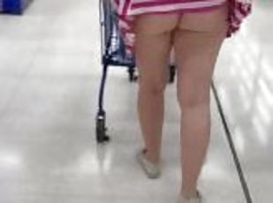 Flashing your ass at the market