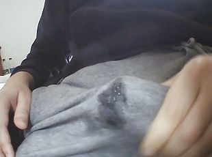 CUMMING through my tracksuit. PRECUM load