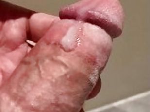 Jerk off close up