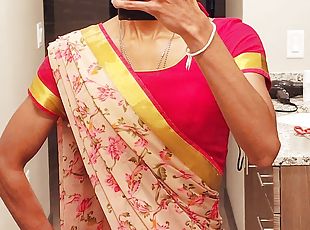 Sri Lankan Sissy In Saree Leaked