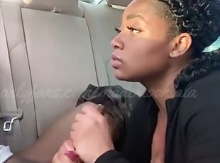 Blowjob black queen swallow