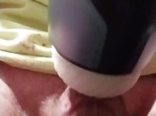 Hubby fucks his new toy