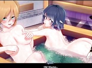 Bathing with my two subs in Corrupted Kingdom / Part 17 / VTuber
