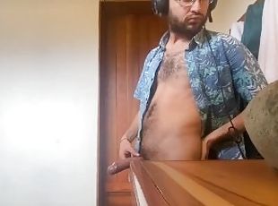 Watching and masturbating in Airbnb
