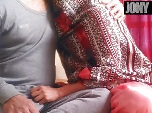Crying stepmom wanted cock so stepson fulfilled her wish, Indian Desi Homemade sex video