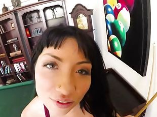 Pov playing pool and fucking with mix raced minx rina ellis