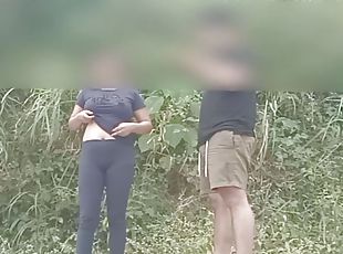 Horny Filipino Couple fucks in Public Voice Over + Shoutout
